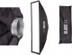 Lampa studyjna GlareOne Softbox 25x100 PRO - zestaw z gridem 15