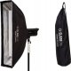Lampa studyjna GlareOne Softbox 25x100 PRO - zestaw z gridem 5