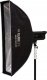 Lampa studyjna GlareOne Softbox 25x100 PRO - zestaw z gridem 6
