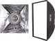 Lampa studyjna GlareOne Softbox 25x100 PRO - zestaw z gridem 9