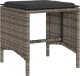 vidaXL 6-cz. zestaw mebli ogrodowych z poduszkami, szary, polirattan 4