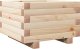 vidaXL Donica ogrodowa, 40x40x26,5 cm, lite drewno sosnowe 2
