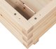 vidaXL Donica ogrodowa, 40x40x26,5 cm, lite drewno sosnowe 8