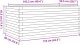 vidaXL Donica ogrodowa, 110x60x45,5 cm, lite drewno sosnowe 10