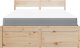 vidaXL Łóżko z szufladami i materacem, 140x190 cm, lite drewno sosnowe 4