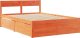 vidaXL Łóżko z szufladami i materacem, woskowy brąz, 140x190 cm, sosna 7