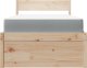 vidaXL Łóżko z szufladami i materacem, 90x190 cm, lite drewno sosnowe 4