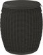 Szafa ogrodowa vidaXL Schowek ogrodowy 4-w-1, czarny, polipropylen 5