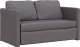 vidaXL Sofa podłogowa 2-w-1, szara, 112x174x55 cm, sztuczna skóra 4