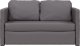 vidaXL Sofa podłogowa 2-w-1, szara, 112x174x55 cm, sztuczna skóra 5