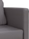 vidaXL Sofa podłogowa 2-w-1, szara, 112x174x55 cm, sztuczna skóra 8