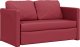 vidaXL Sofa podłogowa 2-w-1, kolor wina, 112x174x55 cm, sztuczna skóra 4