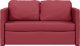 vidaXL Sofa podłogowa 2-w-1, kolor wina, 112x174x55 cm, sztuczna skóra 5
