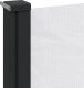 vidaXL Zwijana markiza boczna, biała, 100x500 cm 7