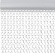 vidaXL Moskitiera łańcuchowa do drzwi, 100x200 cm, aluminium 2