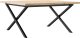 vidaXL Stolik kawowy z nogami w kształcie litery X, 90x90x45,5 cm 6