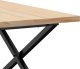 vidaXL Stolik kawowy z nogami w kształcie litery X, 90x90x45,5 cm 7