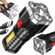 Latarka Verk Latarka akumulatorowa szperacz biwakowa led mocna wojskowa policyjna usb Latarka akumulatorowa szperacz biwakowa led mocna wojskowa policyjna usb 1