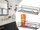 Verk Półka łazienkowa do łazenki pod prysznic prysznicowa loft wisząca metalowa Półka łazienkowa do łazenki pod prysznic prysznicowa loft wisząca metalowa 6