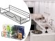 Verk Półka łazienkowa do łazenki pod prysznic prysznicowa loft wisząca metalowa Półka łazienkowa do łazenki pod prysznic prysznicowa loft wisząca metalowa 7
