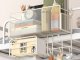 Verk Półka organizer kuchenny pojemnik wiszący loft wisząca 3 x haczyki uchwyty Półka organizer kuchenny pojemnik wiszący loft wisząca 3 x haczyki uchwyty 1