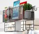 Verk Półka organizer kuchenny pojemnik wiszący loft wisząca 3 x haczyki uchwyty Półka organizer kuchenny pojemnik wiszący loft wisząca 3 x haczyki uchwyty 4
