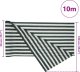 vidaXL Siatka cieniująca, zielono-biała, 1x10 m, HDPE, 150 g/m 8