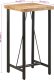 vidaXL Stolik barowy, 55x55x107 cm, lite drewno mango i żelazo 7