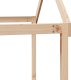 vidaXL Wysokie łóżko z dachem, 75x190 cm, lite drewno sosnowe 10