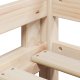 vidaXL Łóżko z piętrem i daszkiem, 90x190 cm, lite drewno sosnowe 9