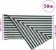 vidaXL Siatka cieniująca, zielono-biała, 2x50 m, HDPE, 75 g/m 8