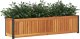 vidaXL Donica ogrodowa, 110x30x27,5 cm, lite drewno akacjowe i stal 2