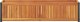 vidaXL Donica ogrodowa, 110x30x27,5 cm, lite drewno akacjowe i stal 3