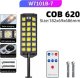 Tech-Led Latarnia lampa solarna 620 cob 900W czujnik ruchu, pilot i mocowanie Latarnia lampa solarna 620 cob 900W czujnik ruchu, pilot i mocowanie 4