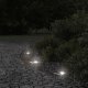 vidaXL Lampy najazdowe, kwadratowe, czarne, 10,5x10,5 cm, aluminium 2