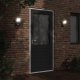 Kinkiet vidaXL Zewnętrzny kinkiet LED z czujnikiem, czarny, odlewane aluminium 3