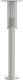 vidaXL Lampa ogrodowa na słupku, srebrna, 60 cm, stal nierdzewna 4