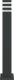 vidaXL Zewnętrzne lampy stojące, 3 szt., czarne, 80 cm, aluminium 4