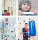 Małpiszon Domowy plac zabaw drabinka gimnastyczna drewniana biały David Karussell 4