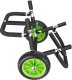 Tectake Wózek transportowy do desek surfingowych WaveWheel, składany, na 2 deski - czarny/zielony 8