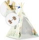 Ricokids Namiot tipi dla dzieci, Nukido, 114x114x165 cm, beżowy 3