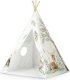 Ricokids Namiot tipi dla dzieci, Nukido, 114x114x165 cm, beżowy 1