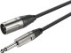 Kabel Roxtone Jack 6.3mm - XLR 1m czarny 2