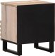 vidaXL Szafka nocna, 40x34x46 cm, bielone drewno mango 5