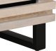 vidaXL Szafka nocna, 40x34x46 cm, bielone drewno mango 8