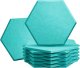 Iteams4Now Panele ścienne filcowe 3d heksagon zagłówek samoprzylepne akustyczne soft 13