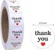 Iteams4Now Naklejki etykiety thank you 1000 szt ozdobne dekoracyjne okrągłe dziękuję 3