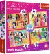 Trefl Puzzle 4w1 Bajkowe historie Księżniczki 1