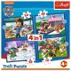 Trefl Puzzle 4w1 Psie sprawy Psi Patrol Paw Patrol 6