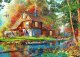 Trefl Puzzle 500 elementów Chatka nad rzeką 1